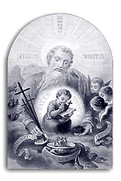 Estampa de la Divina Providencia